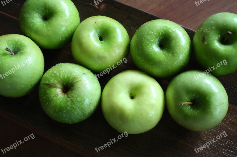 Apples Green Green Apple Fruit Food