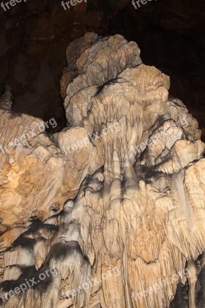 Caves Bridesmaids Stalactites Prehistory Free Photos