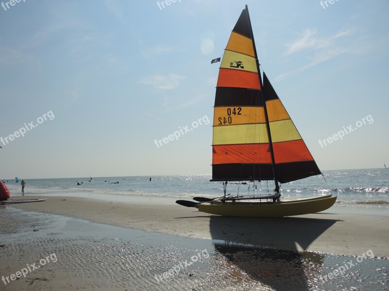 Catamaran North Sea Sail Free Photos