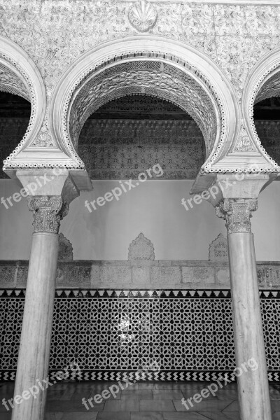 Arabic Arch Architecture Antique Decoration