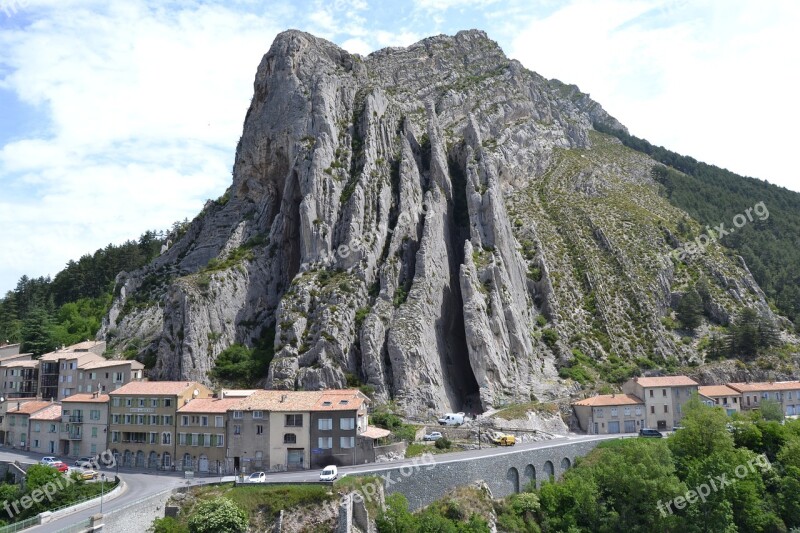 France Provence Sisteron South Of France Rock