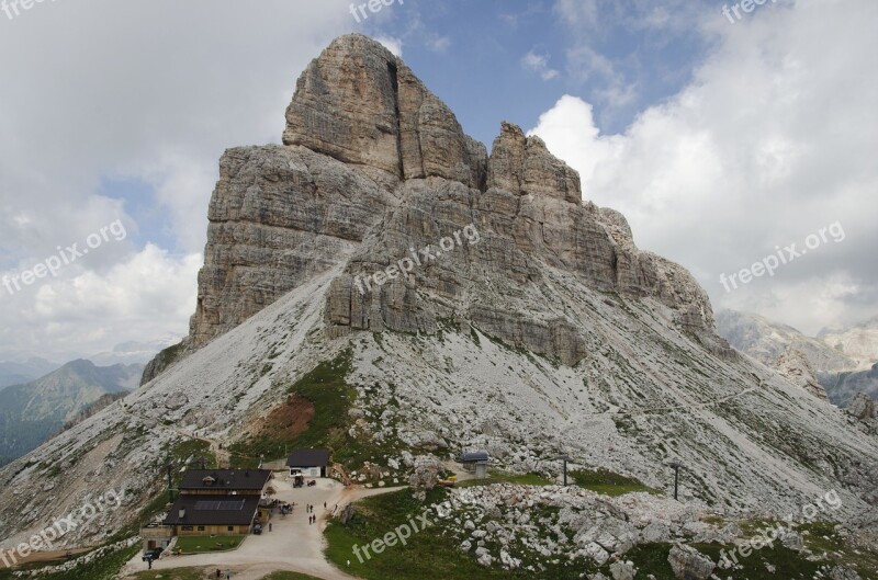 The Dolomites Mountains Landscape The Alps Italy