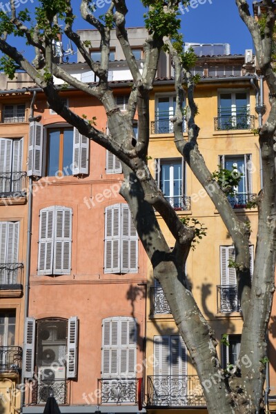 France Provence Aix-en-provence South Of France Façades