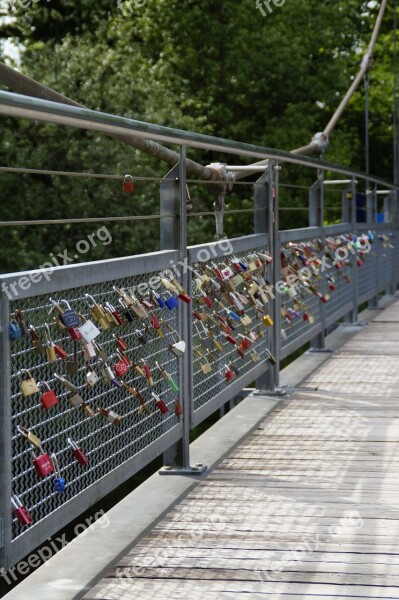 Bridge Love Locks Castles Love Castle Padlock