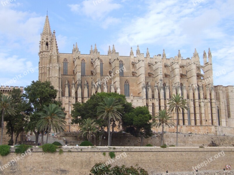 Cathedral Palma De Mallorca Churches Mallorca Free Photos