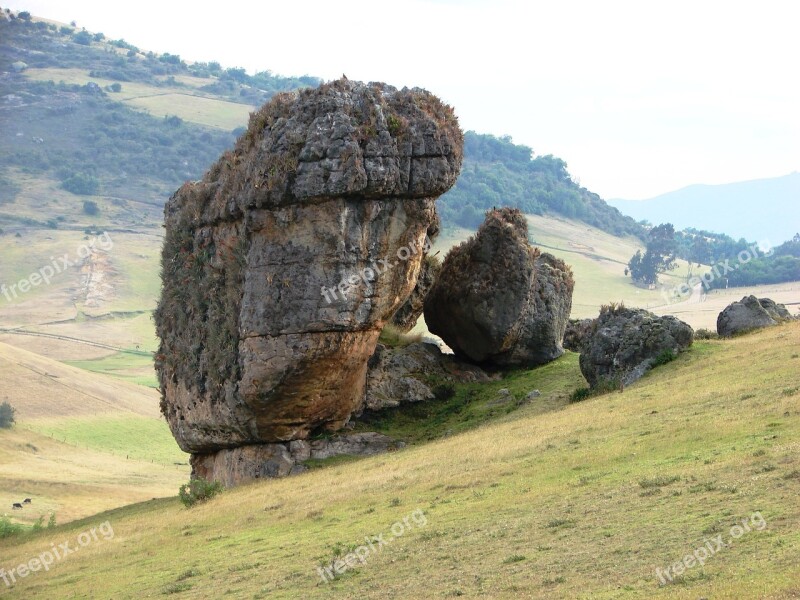 Monoliths Stones Tunjos Free Photos