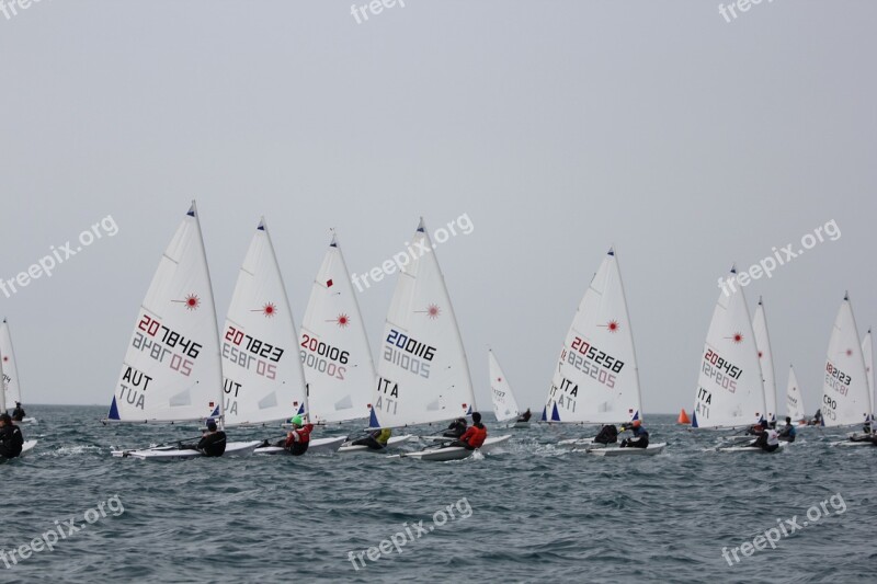 Sailing Laser Sea Eurocup Free Photos