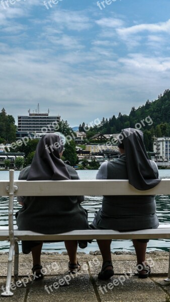 Sisters Slovenia Religious Church Christians