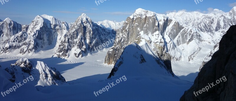 Ruth Gorge Alaska Alpine Free Photos