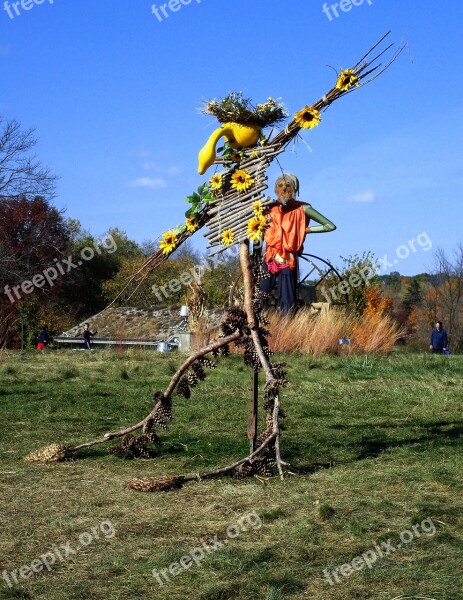 Scarecrow Autumn Fall Seasonal Holiday