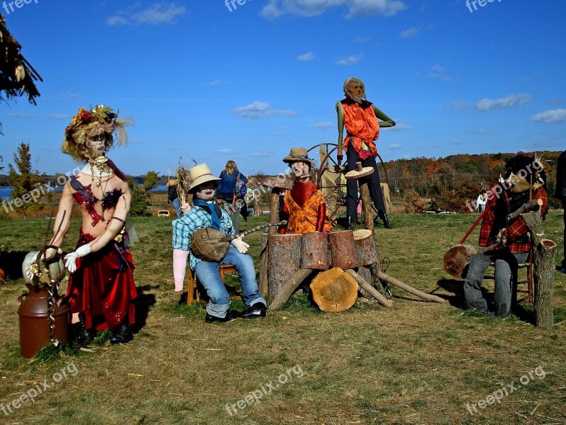 Scarecrow Autumn Fall Seasonal Holiday