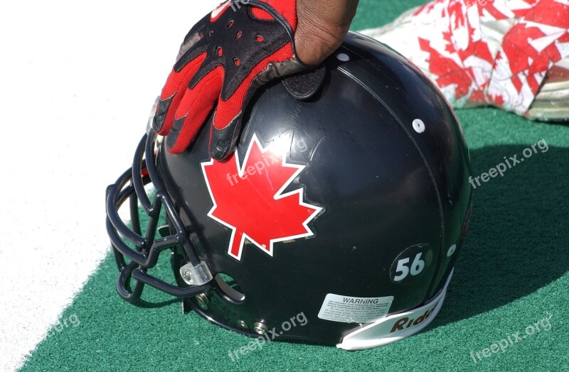 Helmet Headgear Protection Canadian Face Mask