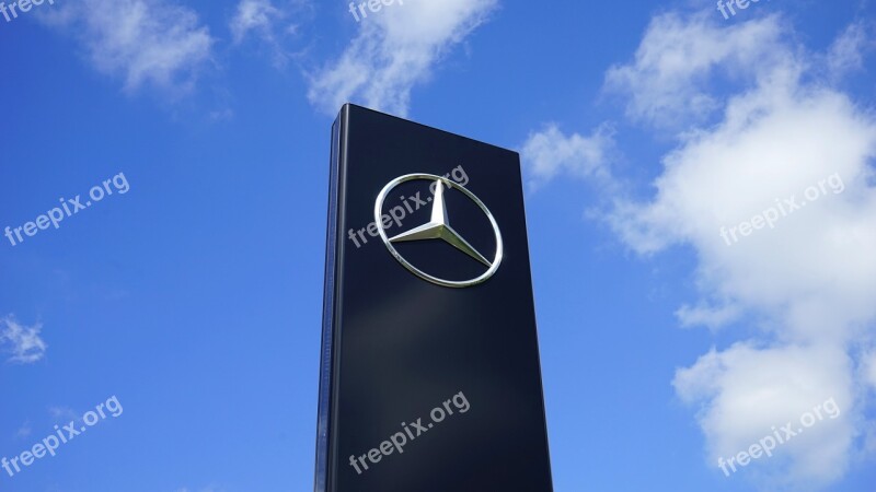 Mercedes-benz Logo Emblem Mercedes Black