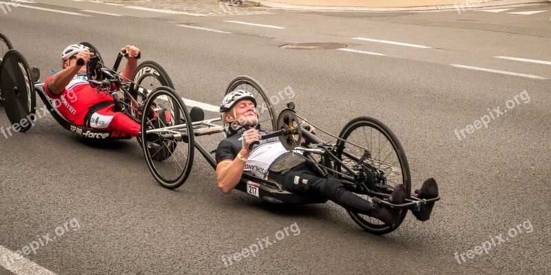 Cyclist Handbike Speed Handicap Athlete