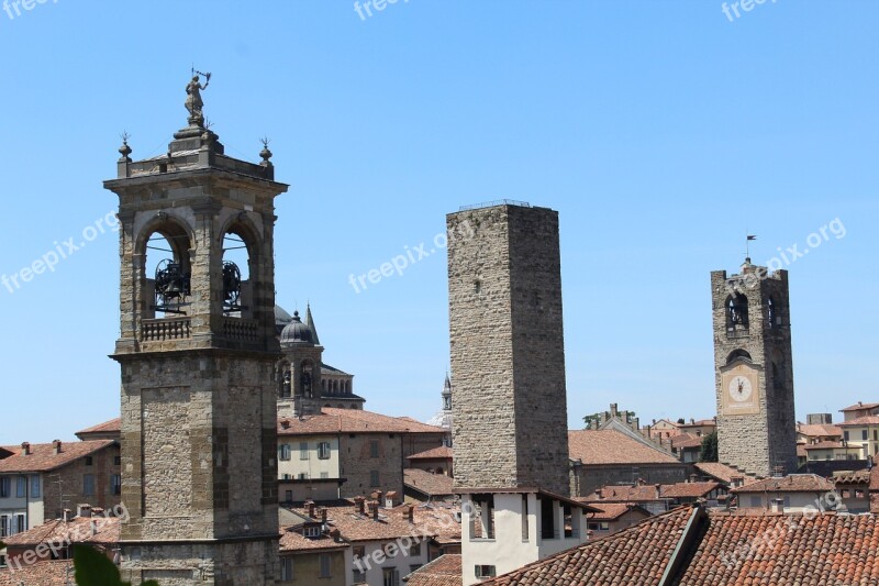 Bergamo Lombardy Italy High City Bergamo Alta