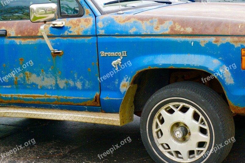 Rusty Truck Old Junk Metal