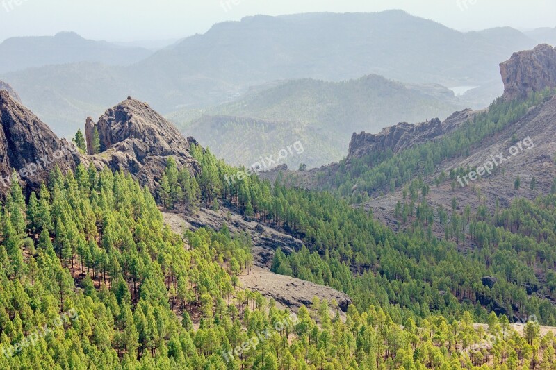 Nature Landscape Mountains Canary Islands Excursion