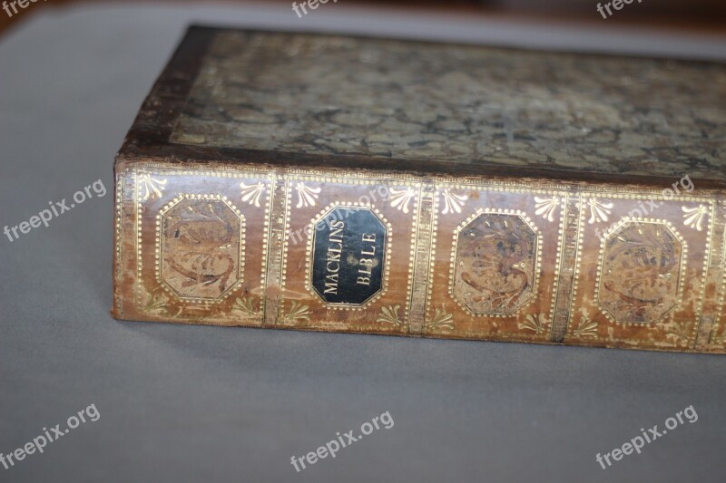 Bible Paper Binding Old Book Book