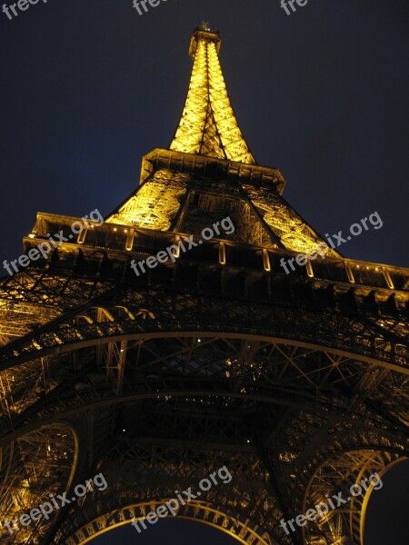 Eiffel Tower Night Light Lamps Lighting