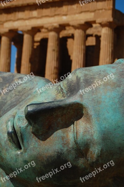 Agrigento Sicily Antiquity Temple Greek