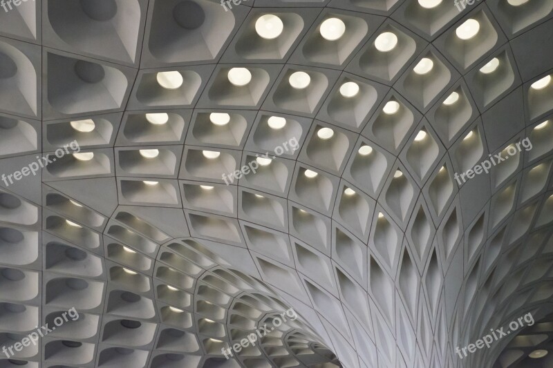 Abstract Ceiling Airport Mumbai Free Photos