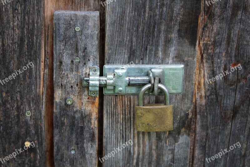 Door Lock Wood Locks To Forest Lodge Boards