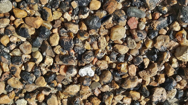 Gravel Asphalt Tar Stones Rocks