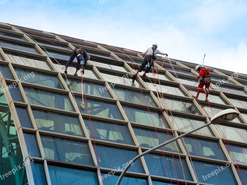 Rappelling Rope Safety Security Climbing