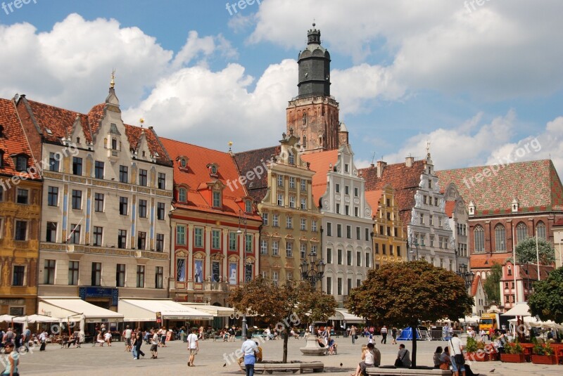 Poland Wrocław City Houses Architecture