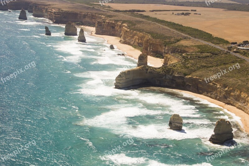 Australia Victoria Great Ocean Road Landscape Melbourne