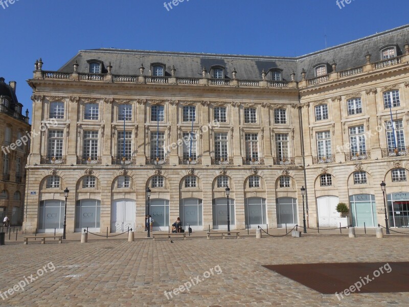 Bordeaux Place De La Bourse France Free Photos