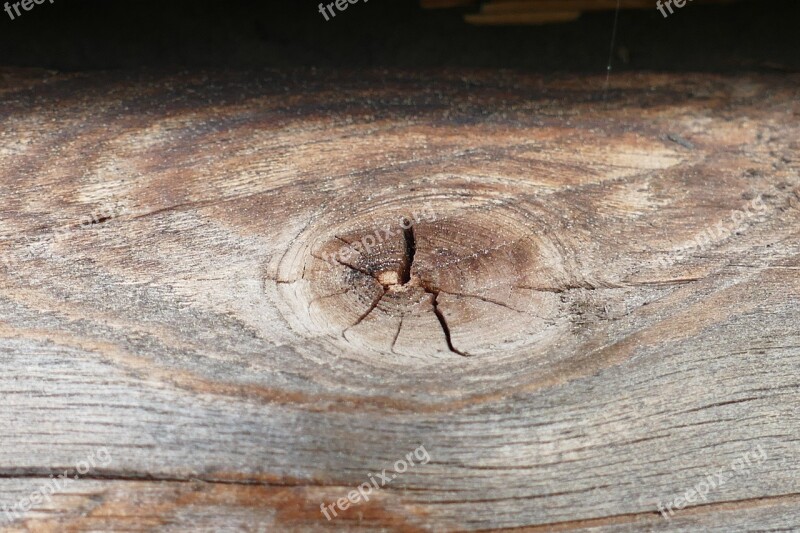 Wood Grain Knothole Weathered Structure