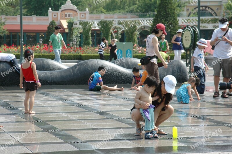 Everland Fountain Children Summer Water