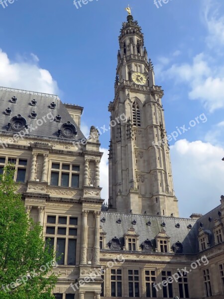 Arras Belfry City Hall Top Of The Belfry Clock