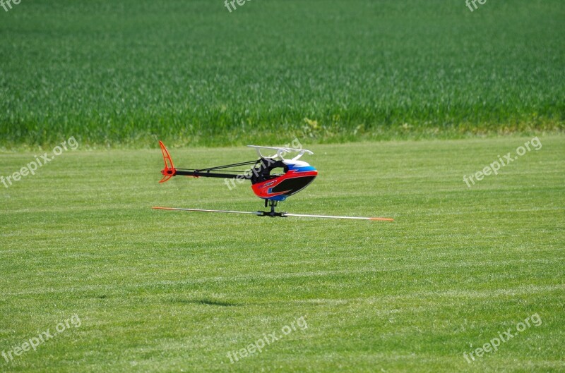 Helicopter Model Flying Upside Down Free Photos