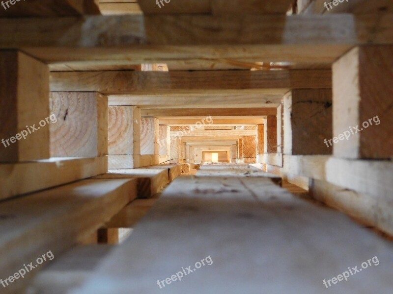 Pallet Plant Wood Natural Tunnel