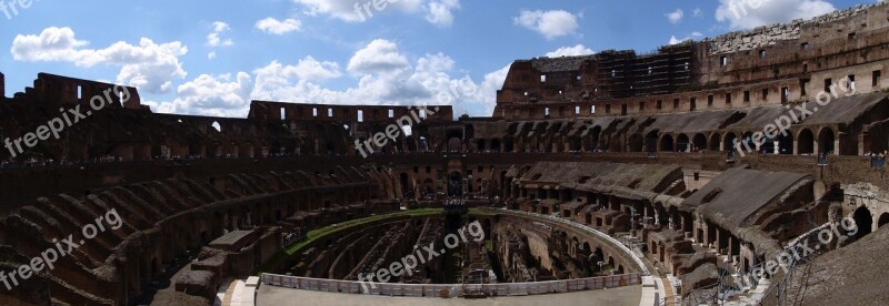 The Colosseum Colosseo Roman Italy Backpacking