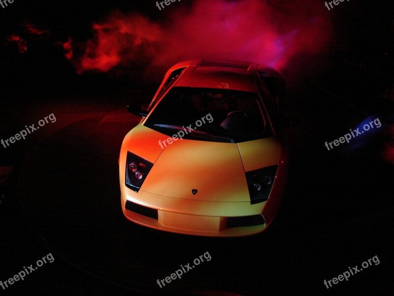 Wolfsburg Car Town Lamborghini Laser Show Free Photos