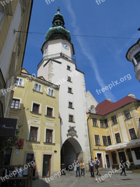 Bratislava Slovakia Tower Center Free Photos