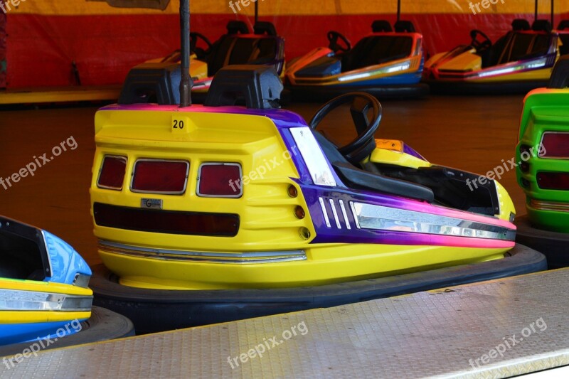 Bumper Cars Festival Carnies Hustle And Bustle Folk Festival