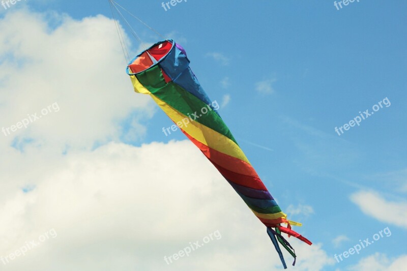 Wind Sock Windspiel Wind Colorful Color