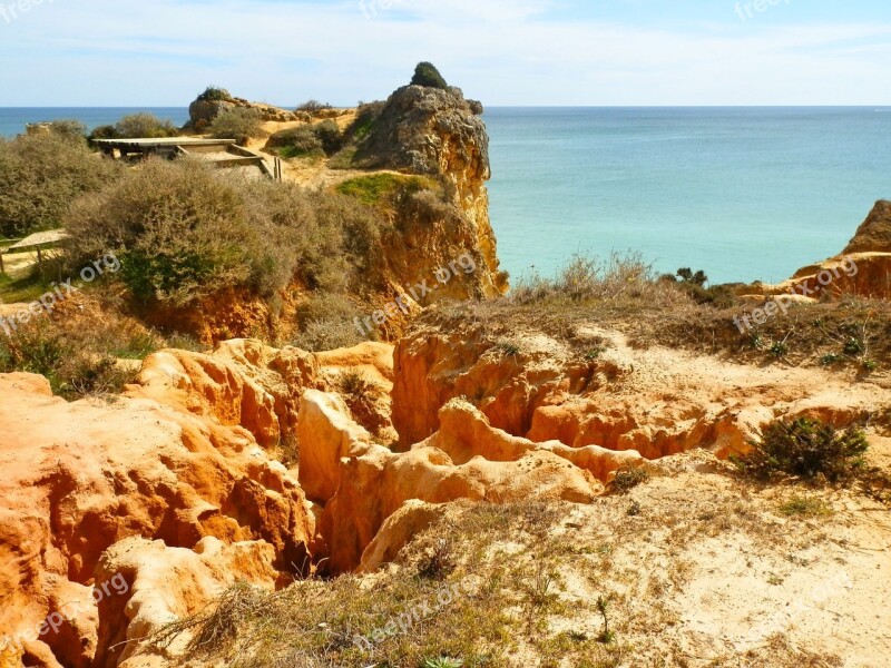 Portugal Algarve Sea Europe Coast