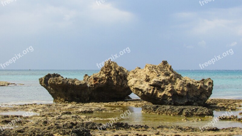 Cyprus Kapparis Rock Coast Geology