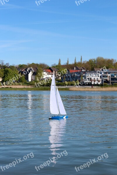 Sailing Boat Lake Water Sail Boat