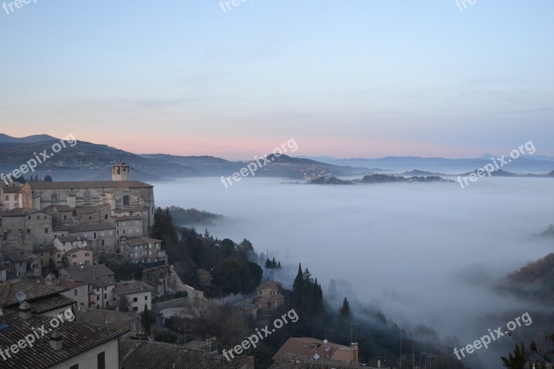 Fog City Landscape Sky Overview