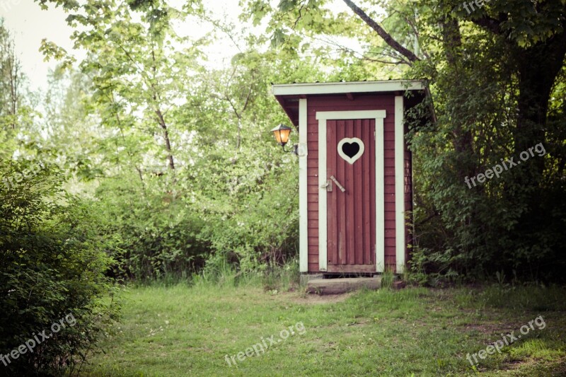 Dry Toilet Country Door Closet Dry