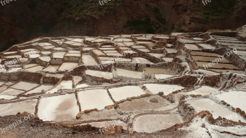 Salt Pans Peru Salinas Moray