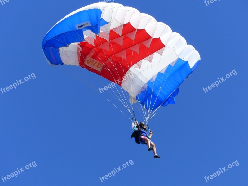 Sport Skydiving Competition Descent Parachute