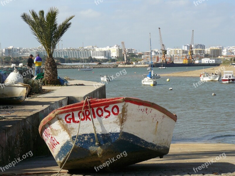 Barca Grounding Port Portugal Free Photos