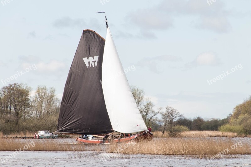 Ship Flat Bottom Friesland Water Boat